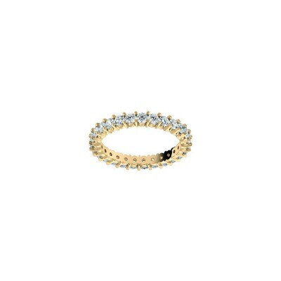 Alliance en or jaune et diamant