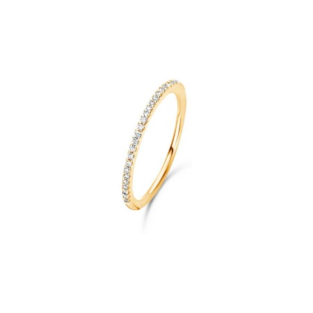 Bague One More Ischia Basic en or jaune et diamants