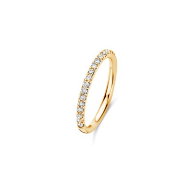 Bague One More Ischia Basic en or jaune et diamants