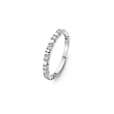 Bague One More Ischia Basic en or blanc et diamants