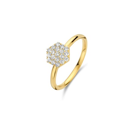 Bague One More Eolo en or jaune et diamants