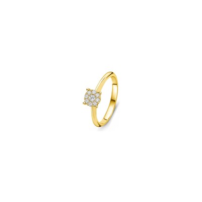 Bague en or jaune et diamant