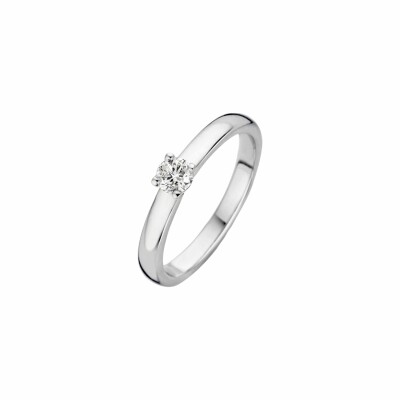 Solitaire One More Eolo en or blanc et diamants de 0.29ct