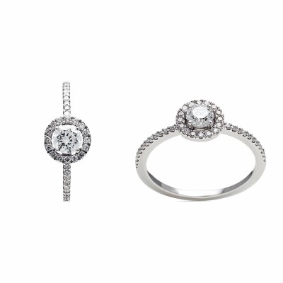 Bague One More Salina en or blanc et diamants blancs