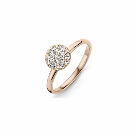 Bague One More Eolo en or rose et diamants de 0.280ct