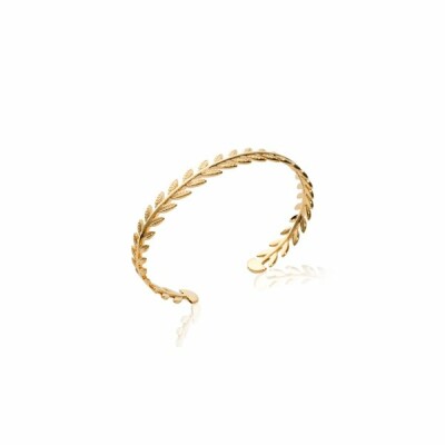 Bracelet jonc en plaqué or