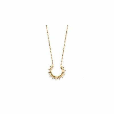 Collier en plaqué or, 45cm