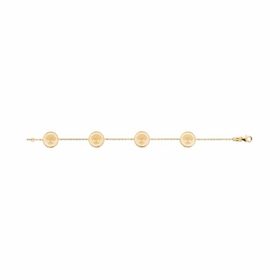 Bracelet en plaqué or, 18cm