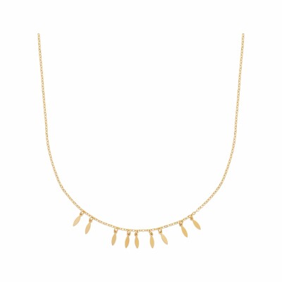 Collier en plaqué or, taille 45