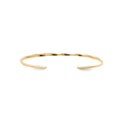 Bracelet jonc en plaqué or