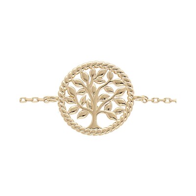 Bracelet Arbre de vie en plaqué or