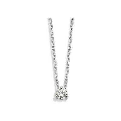 Collier en or blanc et diamant de 0.25ct