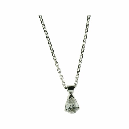 Pendentif en or blanc et diamants de 0.310ct