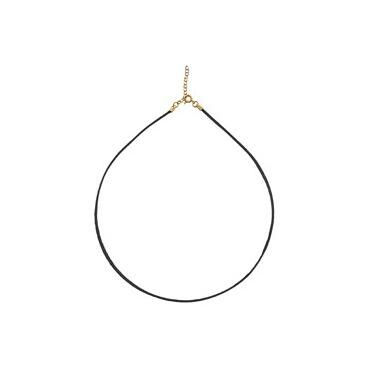 Cordon ciré en plaqué or et textile