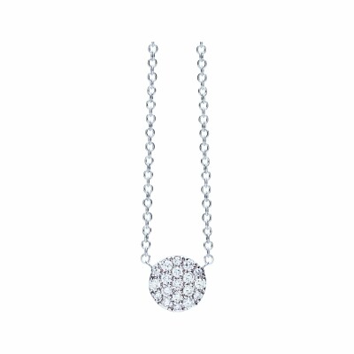 Collier One More Eolo en or blanc et diamants blancs