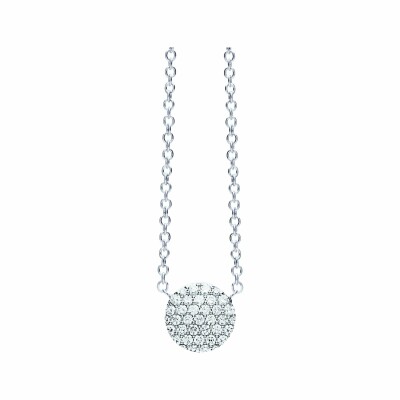 Collier One More Eolo en or blanc et diamants de 0.455ct