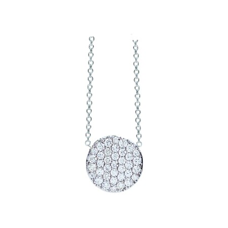 Collier One More Eolo en or blanc et diamants