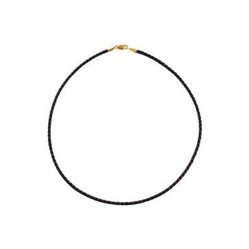 Cordon en plaqué or et textile