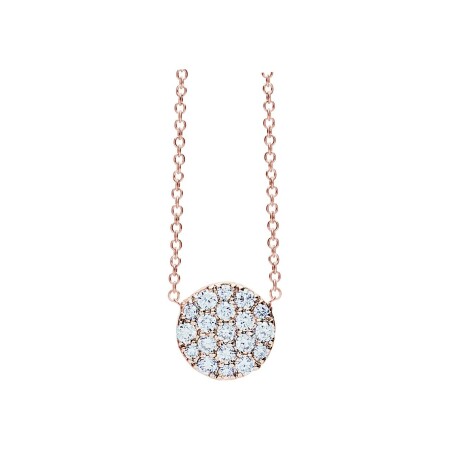 Collier One More Eolo en or rose et diamants