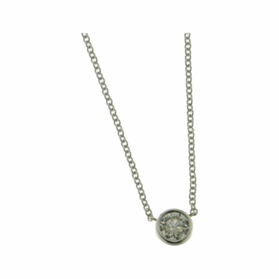 Collier en or blanc et diamants de 0.20ct