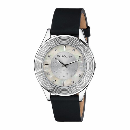 Montre Mauboussin 78 Tours Ultra plate silver