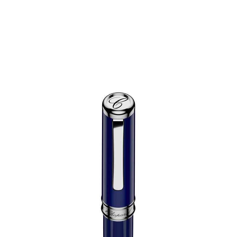 Stylo bille Chopard Classic en résine bleu marine