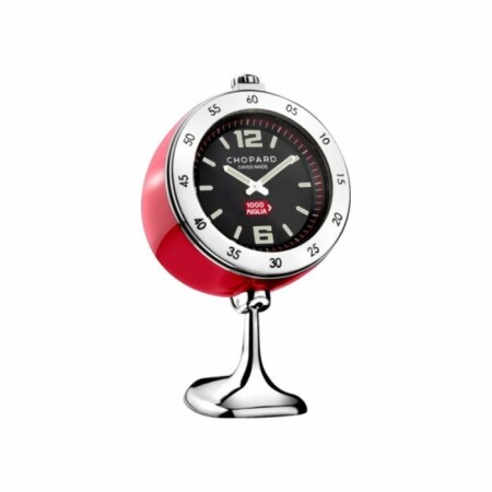 Pendulette de bureau Chopard Vintage Racing en acier rouge