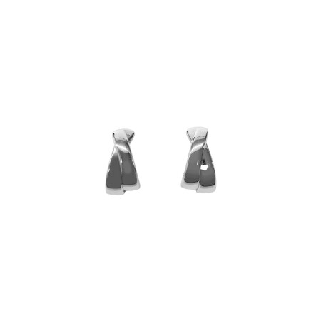 Boucles d'oreilles Isabelle Barrier en or blanc