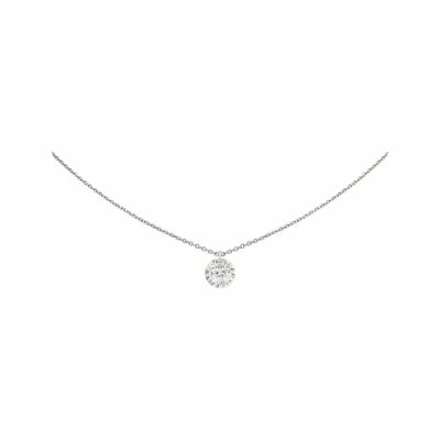 Collier Filles en Or Miroir Solo en or blanc et diamants