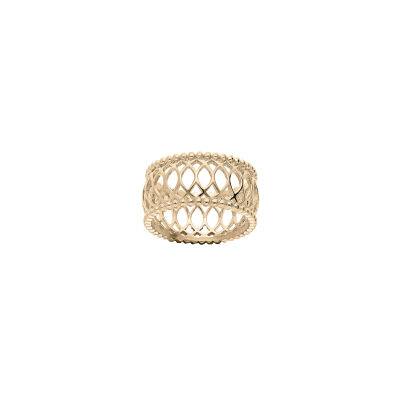 Bague en plaqué or, taille 56
