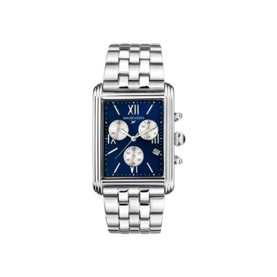 Montre Mauboussin Avenue Victor Hugo bleu 9626300-701