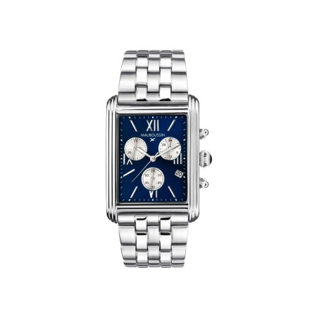 Montre Mauboussin Avenue Victor Hugo bleu 9626300-701