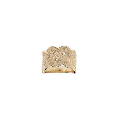 Bague en plaqué or