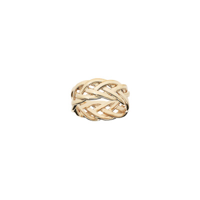 Bague en plaqué or, taille 60