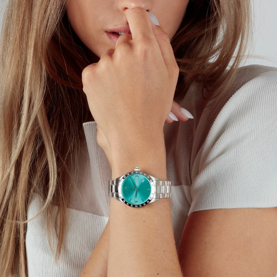 Montre Mauboussin Il est Grand Temps, turquoise