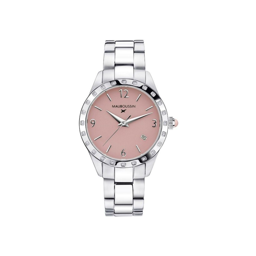 Montre Mauboussin Il est Grand Temps, rose