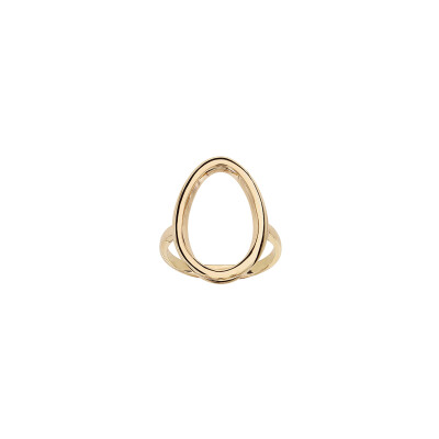 Bague en plaqué or, taille 56