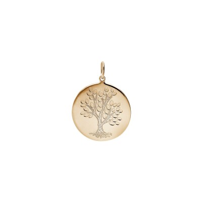 Pendentif Arbre De Vie 20mm en plaqué or