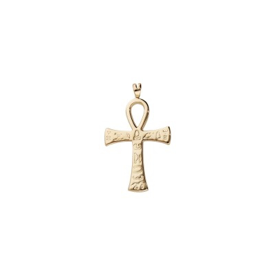 Pendentif croix De Vie Egyptienne 36x25 mm en plaqué or