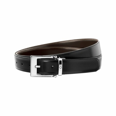 Montblanc black/brown reversible belt