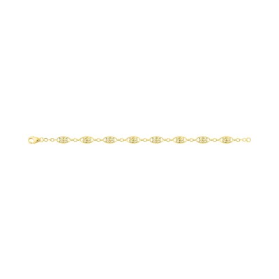 Chaîne maille filigrane en or jaune