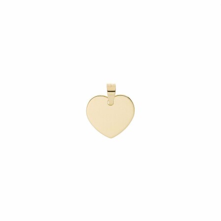 Pendentif coeur en or jaune