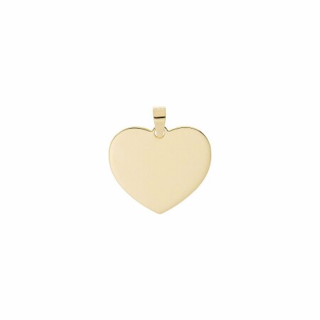 Pendentif coeur en or jaune