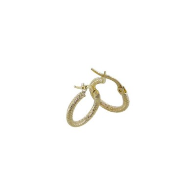 Boucles d'oreilles créoles Art de la créole en or jaune