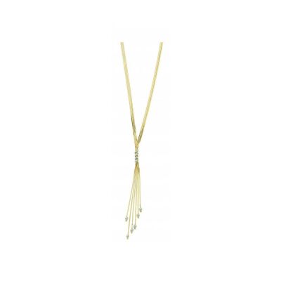 Collier en or jaune et en or blanc