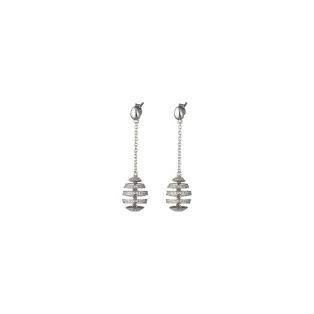 Boucles d'oreilles Tatiana en argent et oxyde de zirconium