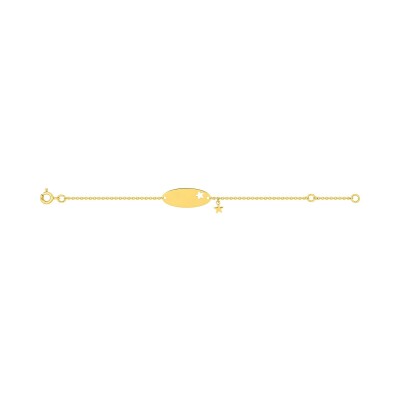 Gourmette bébé en or jaune