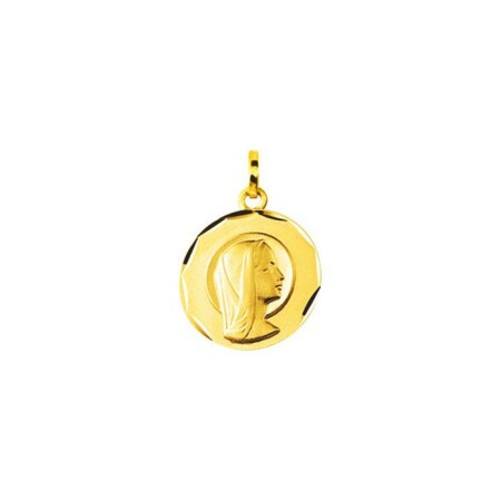 Médaille Vierge en or jaune