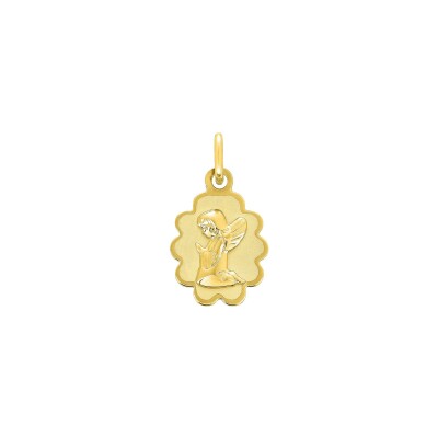 Médaille ange en or jaune