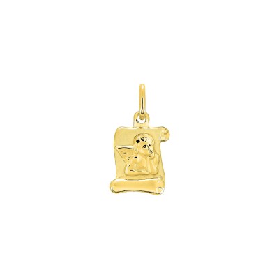 Médaille ange en or jaune